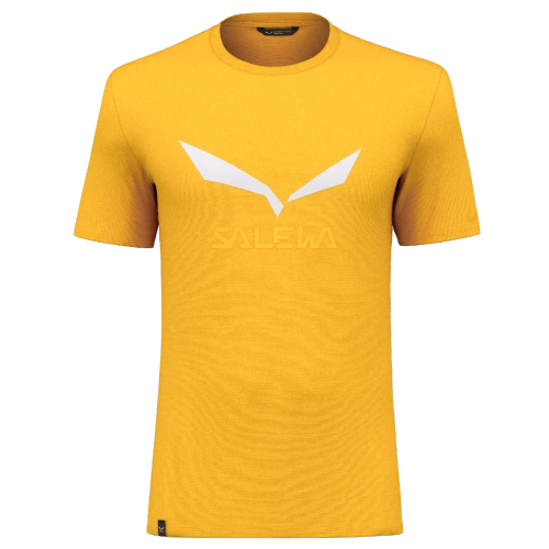 Koszulka Salewa Solidlogo Dry M T-Shirt - gold melange