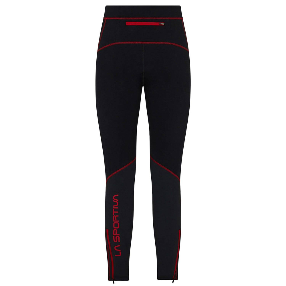 Spodnie Biegowe Męskie La Sportiva Instant Pant - Black/Tango Red